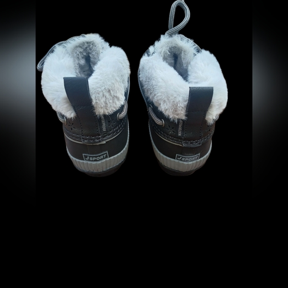 JSport by Jambu Black and Gray Ankle Boots - Picture 4 of 8